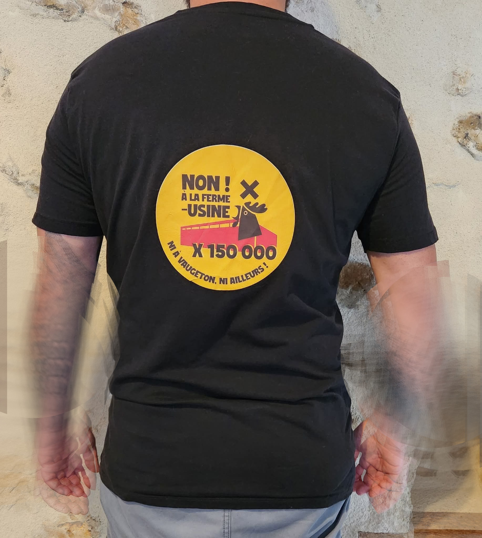 T-shirt unisexe avec logo de l'association